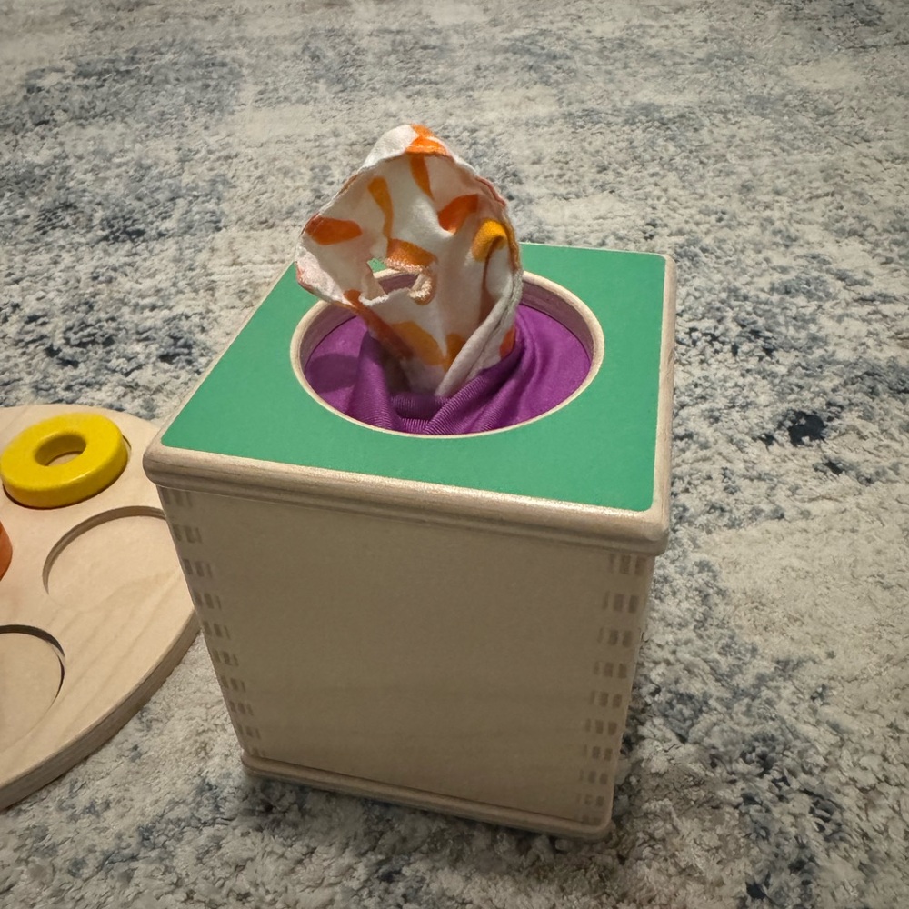 Lovevery Toy Handkerchief box